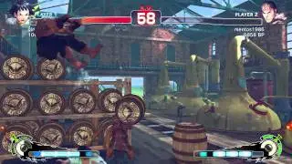 SSF4 Ranked Asia: ginsuky (Makoto) VS mentos1986 (Ryu)