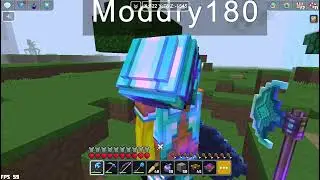 Dropping my axe and max book accidentally in the middle of the fight {Planet of cubes/Planet Craft}
