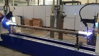 automatic scaffolding ledger welding machine