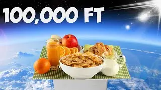 I sent my breakfast to space (FROM AFRICA) then ate it