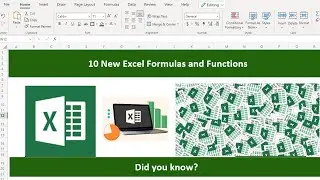 Excel Tips and Tricks 2023 | New excel formulas and functions #exceltutoring
