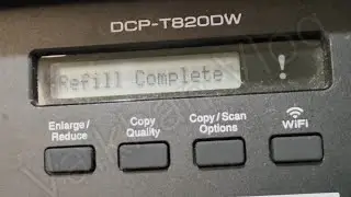 How To Refill Brother DCP- T820DW Ink Tank Printer#brother#printing#printer
