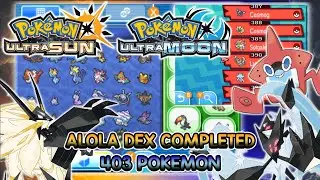 Pokemon UltraSol/UltraLuna: Todos los 403 Pokemon/807 Pokemon - Pokedex de Alola Completa