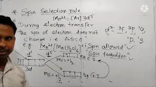 Spin Selection Rule & Splitting of terms