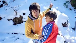 Snow Mein Gir Gaye 🤣