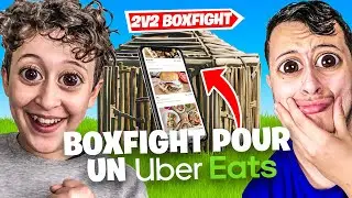 On OFFRE UBER EATS aux ABONNÉS qui nous BATTENT en 2V2 BOX FIGHT sur FORTNITE !