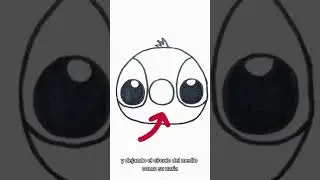 Como dibujar un Stitch el mejor truco de dibujo