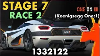 Real Racing 3 RR3 One On 1 (Koenigsegg One:1) Stage 7, Race 2 (1332122) (REPLAY VIDEO)