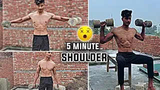 Shoulder workout at home for beginner || home shoulder workout during lockdown 2022