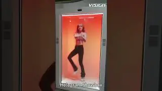 It&rsquo;s not hologram actually for this #hologrambox, it&rsquo;s not transparent screen too, #visign #screen