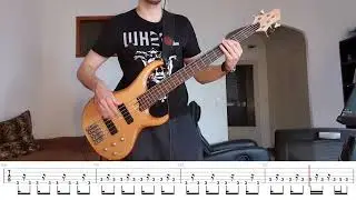 Threshold - One Degree Down Bass Cover With Tabs