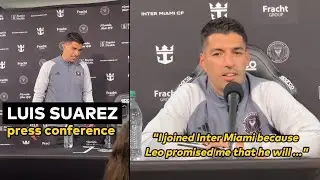Luis Suarez first press conference with Inter Miami with English subtitle