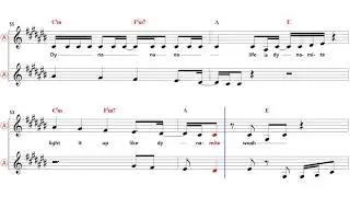 Dynamite - Eb Alto Sax Sheet Music [ BTS ]
