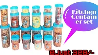 Princeware Kitchen Container Set Unboxing & Review||  In Just Rupees 328||