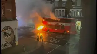 TfL electric bus that caught fire (what happened next) to fleet of buses (2) (UK) 13/Jan/2024