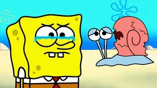 Poor GARY.. SpongeBob Sad Music Animation