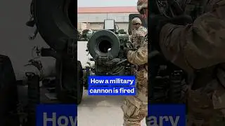 Learning how to load and fire a #howitzer. #cannon #militarytraining