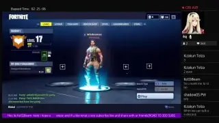 Fortnite     PS4 my psn is fullbeamson road to 200 subscribers