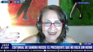 SANDRA RUSSO | EL PRESIDENTE QUE NO GOZA SIN HERIR | JUGO DE LIMÓN