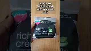 how to apply Godrej hair colour | Godrej New expert rich creme hair colour with demo #shorts