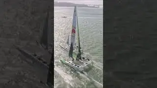 Woah 😳 Wing Failure caught on camera 📷 #SailGP #sailing #racing