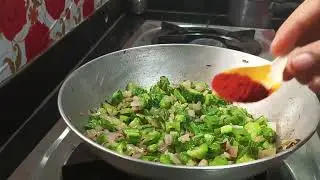 😋@heerekayi palya| North Karnataka Style heerekayi palya|Ridge Gourd Recipe|Palya recipe in kannada