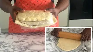 How To Make And Freeze Pie Dough ahead of time || Flaky Pie Dough  || Savory crust || fixngobbleTv