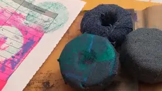 MAKE IT, JEANS 👖 PRINT TOY FOR GELI PLATE!!!