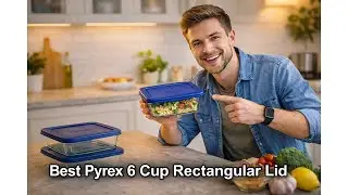 🍱 Обзор сменной крышки для контейнера для хранения продуктов Pyrex на 6 чашек, синего цвета &mdash; Реа...