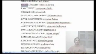 GRE Verbal : Analogy (2/4)