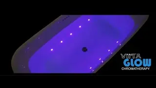 The Virta Glow Chromatherapy for our Pearls Bathtubs, a Luxury Line of Airjet Tubs