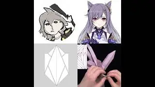 【折り紙】My Origami Tutorials Have 2 Sides【原神】