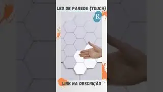 LED DE PAREDE HEX - MODULAR TOUCH LIGHTS 50% OFF #SHORTS #MELHORESEUAMBIENTE