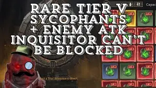 Malrik - Rare V - Sycophants/Enemy ATK/Can not block Inquisitor