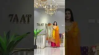WATCH FULL👀 AMAZING NEW MOST BEAUTIFUL MEHENDI KAMEE WITH SHARARA STYLE OUTFIT BY 7AATRANG🫠❤️