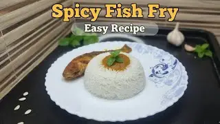 Spicy Fish fry easy recipe | whole fish fry 