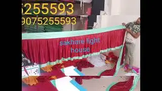 mandap decoraters kapda table zalar table cover mandap decoration kapda entry parda celling