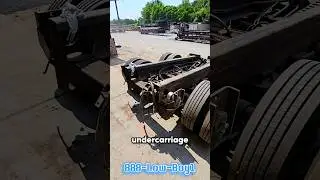 Landoll trailer repair #trucking #heavyhaul #heavyequipment #towing