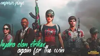 🔴PUBG MOBILE | AAJ BHI MACHA DENGEY | ELITE CUSTOMS DAY 3 w TEAM - H¥DRA | EMPEROR
