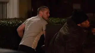 EastEnders - Keanu Taylor Punches Mitch Baker (12th March 2018)