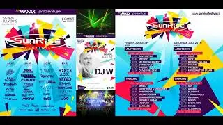 🌞 SUNRISE FESTIVAL 2015 🌞 DJ.W