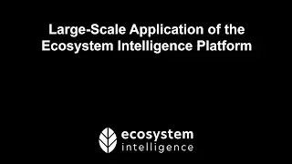 Large Scale Applications of Ecosystem Intelligence