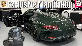 Porsche 911 Speedster in Brewster Green Exclusive Manufaktur