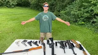 Стрельба из моего любимого пневматического оружия!