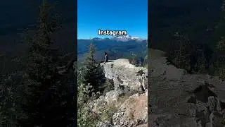 Behind the scenes. #instagram #reality #humour #hiking #mountains #reelsvideo #nature #funnyshorts