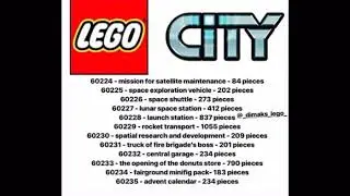 LEGO city 2019 summer  set names revealed!!!