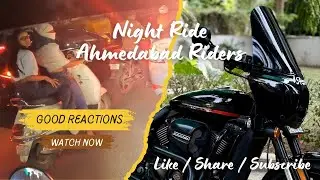 First Meetup with Ahmedabad Riders Community | Harley Davidson Street Rod 750 | Night Ride Vlog