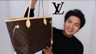 Louis Vuitton Neverfull MM Monogram Reveal & Mod Shots #louisvuitton #neverfullmm