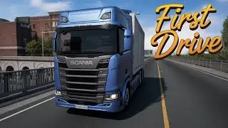 Euro Truck Simulator 2 First Delivery | Realistic Scania Driving Experience #ets2