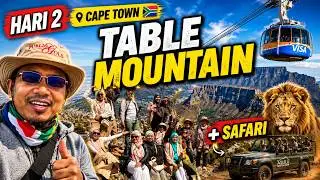 EPISOD 3 : Naik TABLE MOUNTAIN !! Hotel dalam SAFARI (Aquila Game Reserve) #PGLSCapeTown2025 #Vlog